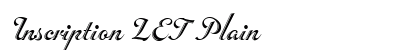 Inscription LET Plain preview