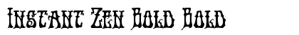 Instant Zen Bold Bold preview