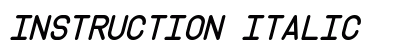 Instruction Italic Preview