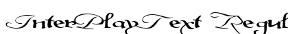 InterPlayText Regular Preview