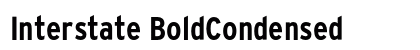 Interstate BoldCondensed Preview