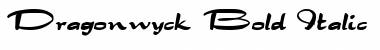 Dragonwyck Bold Italic Font