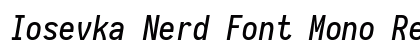 Iosevka Nerd Font Mono Regular Preview