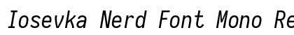 Iosevka Nerd Font Mono Regular Preview