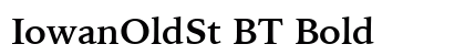 IowanOldSt BT Bold Preview