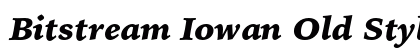 Bitstream Iowan Old Style Black Italic Preview