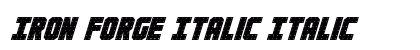 Iron Forge Italic Italic preview
