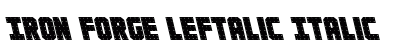 Iron Forge Leftalic Italic preview