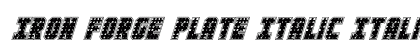 Iron Forge Plate Italic Italic preview