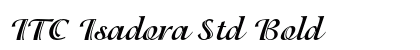 ITC Isadora Std Bold preview