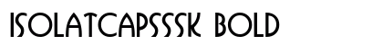 IsolatCapsSSK Bold preview