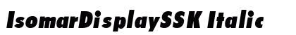 IsomarDisplaySSK Italic preview