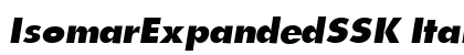 IsomarExpandedSSK Italic preview