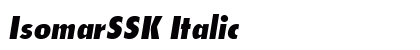 IsomarSSK Italic preview