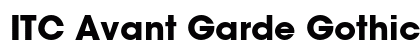 ITC Avant Garde Gothic Std Bold preview