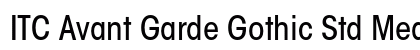 ITC Avant Garde Gothic Std Medium Condensed preview