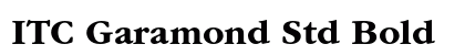 ITC Garamond Std Bold preview