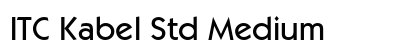 ITC Kabel Std Medium Preview