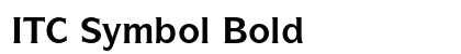 ITC Symbol Bold preview