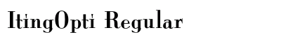ItingOpti Regular Preview