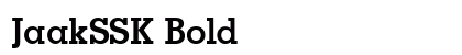 JaakSSK Bold preview