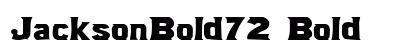 JacksonBold72 Bold preview