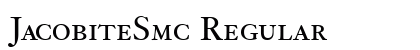 JacobiteSmc Regular Font