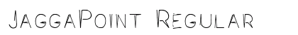 JaggaPoint Regular Font