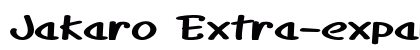 Jakaro Extra-expanded Bold Preview
