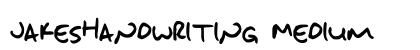 JakesHandwriting Medium preview