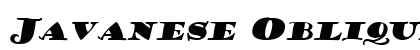 Javanese Oblique preview