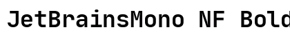 JetBrainsMono NF Bold preview