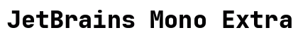 JetBrains Mono Extra Bold Preview