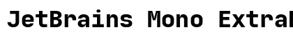 JetBrains Mono ExtraBold Preview