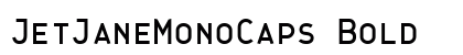 JetJaneMonoCaps Bold preview