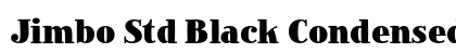 Jimbo Std Black Condensed preview