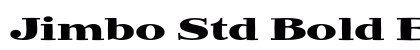 Jimbo Std Bold Expanded Preview