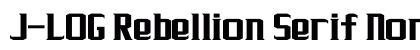 J-LOG Rebellion Serif Normal Regular preview