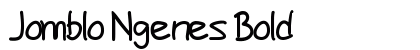 Jomblo Ngenes Bold preview