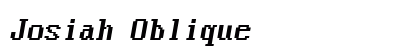 Josiah Oblique preview