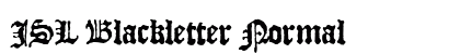 JSL Blackletter Normal preview