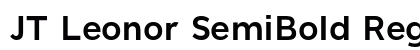 JT Leonor SemiBold Regular preview