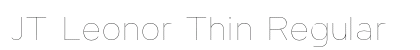 JT Leonor Thin Regular preview