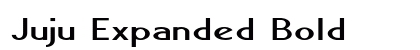 Juju Expanded Bold Preview