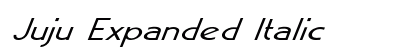 Juju Expanded Italic Preview