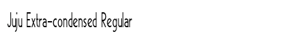 Juju Extra-condensed Regular Preview