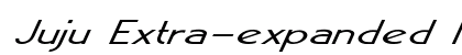Juju Extra-expanded Italic Preview