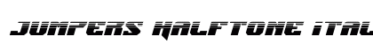 Jumpers Halftone Italic Italic preview