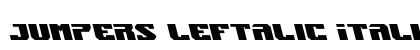 Jumpers Leftalic Italic preview