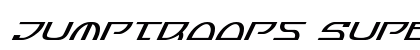 Jumptroops Super-Italic Italic preview